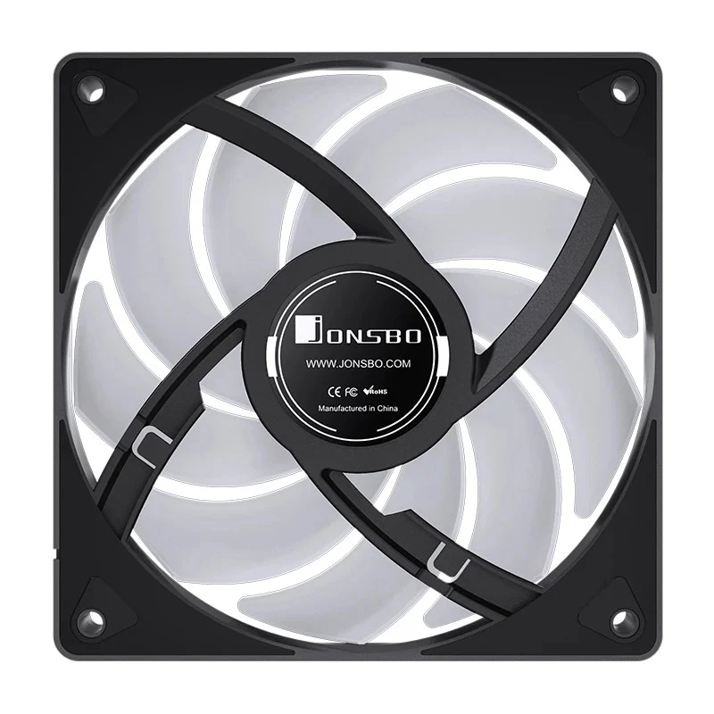 Jonsbo CR-1000 EVO ARGB Silent Series 120MM SingleA-Tower CPU Cooler (Black, White)