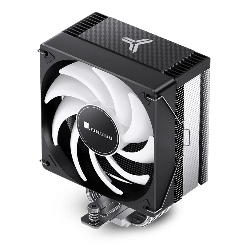 Jonsbo CR-1000 EVO ARGB Silent Series 120MM SingleA-Tower CPU Cooler (Black, White)