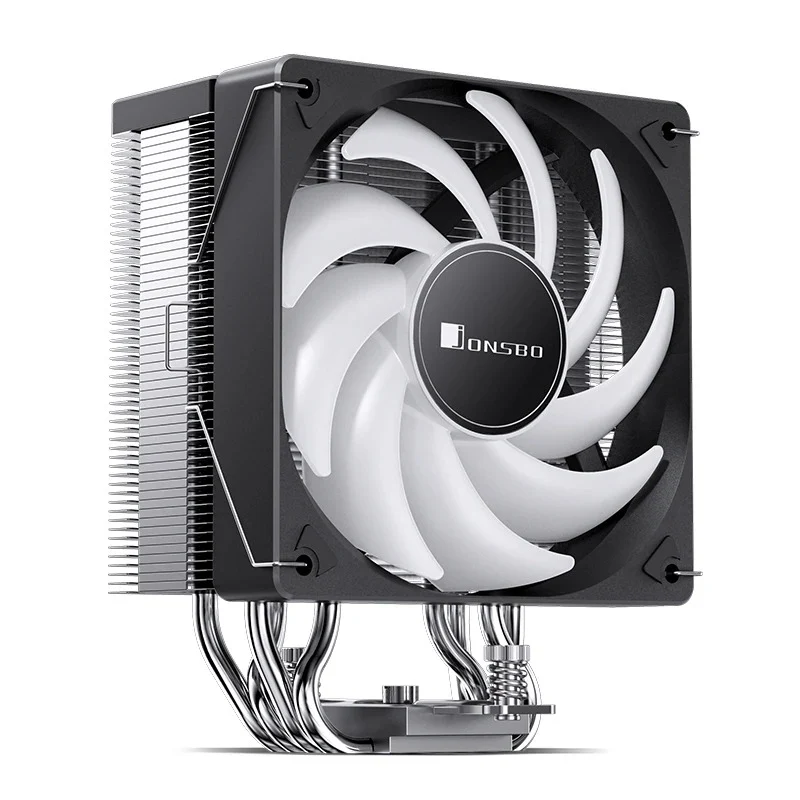 Jonsbo CR-1000 EVO ARGB Silent Series 120MM SingleA-Tower CPU Cooler (Black, White)