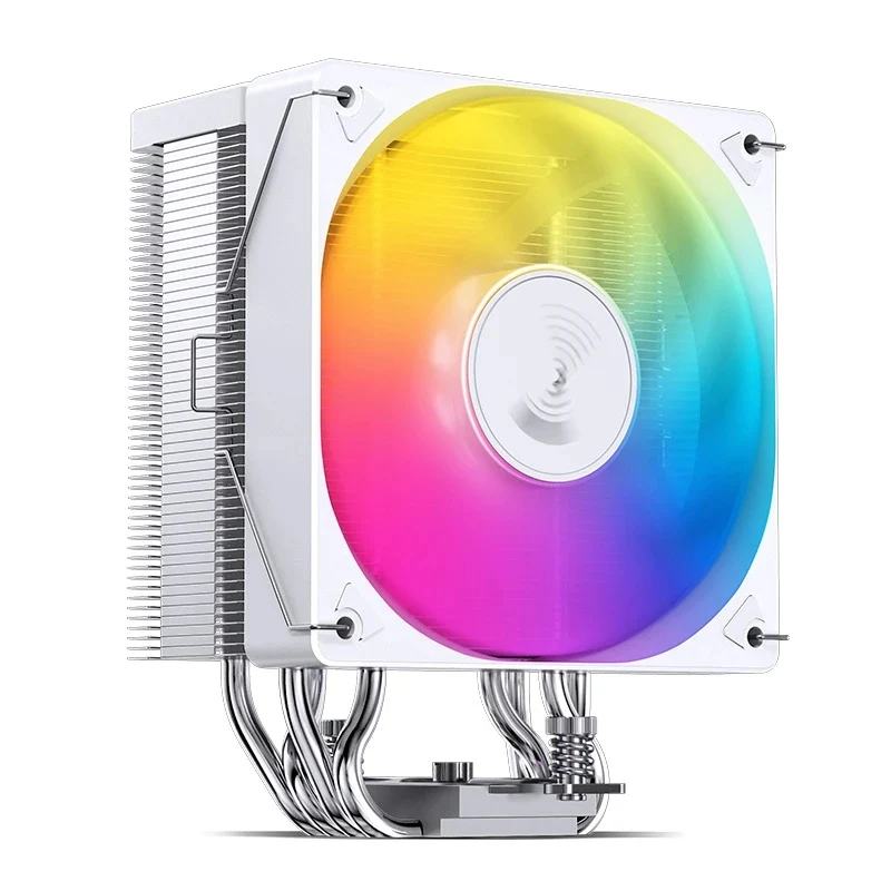 Jonsbo CR-1000 EVO ARGB Silent Series 120MM SingleA-Tower CPU Cooler (Black, White)
