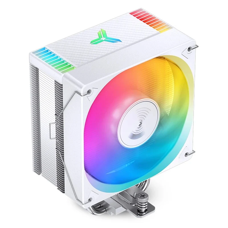 Jonsbo CR-1000 EVO ARGB Silent Series 120MM SingleA-Tower CPU Cooler (Black, White)