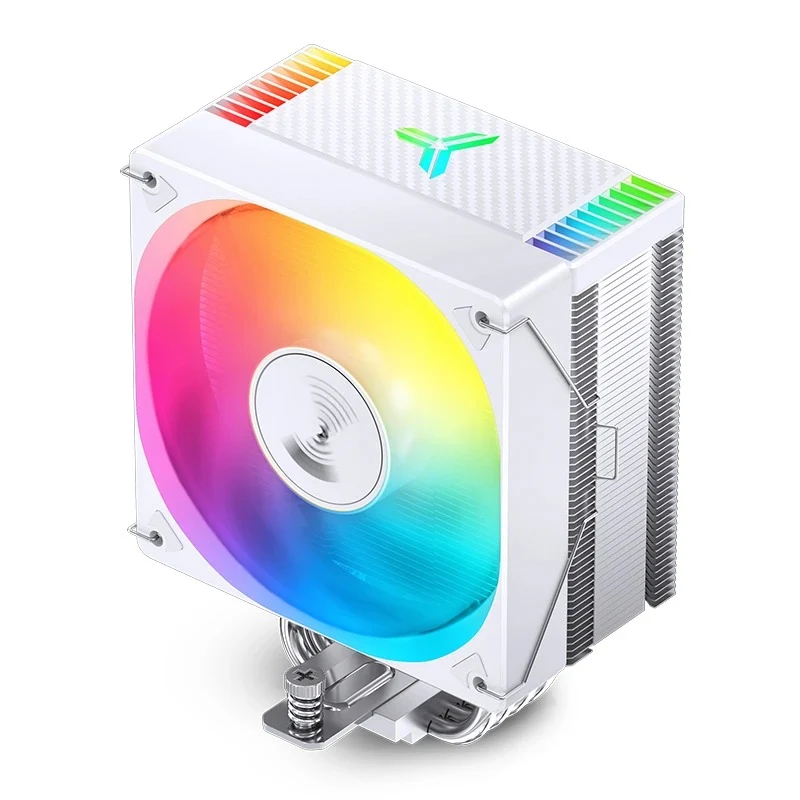 Jonsbo CR-1000 EVO ARGB Silent Series 120MM SingleA-Tower CPU Cooler (Black, White)