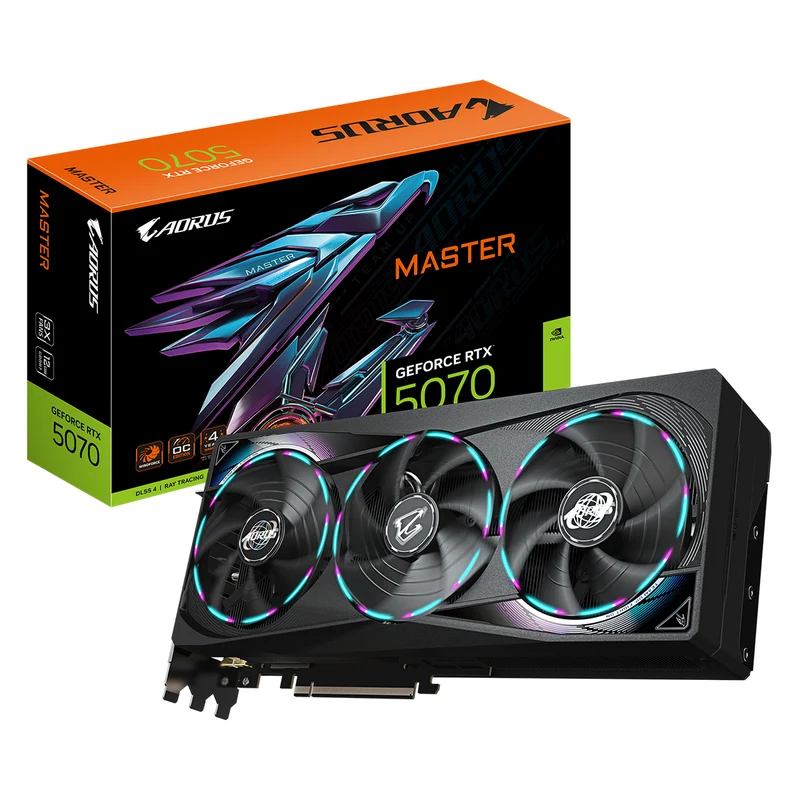 Gigabyte Aorus Geforce RTX 5070 Master OC 12GB Graphics Card
