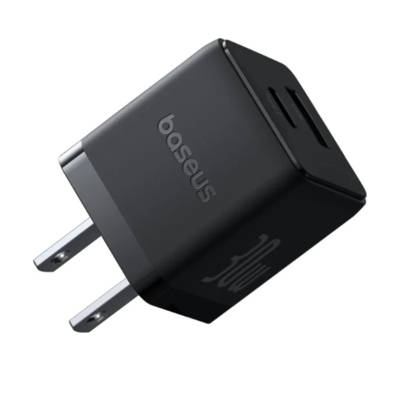Baseus Palm Fast Charger C+U 30W with Mini Black Cable USB-C to USB-C 1m (Cluster Black) (P1011160B113-01)