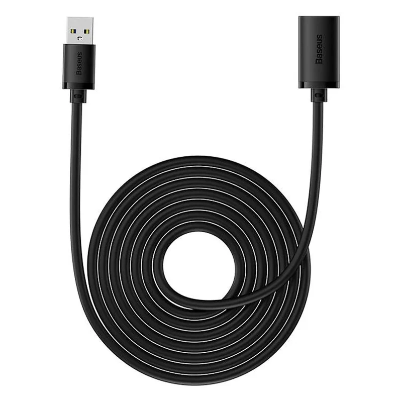 Baseus AirJoy Series USB3.0 Extension Cable 5m (Cluster Black) (B00631103111-05)