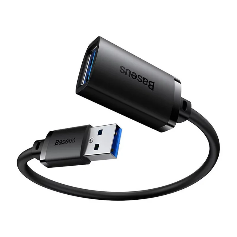 Baseus AirJoy Series USB3.0 Extension Cable 5m (Cluster Black) (B00631103111-05)