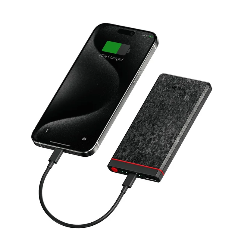 Sharge CarbonBlade Ultra-Thin Power Bank 10000mAh 22.5W (Black) (C1)
