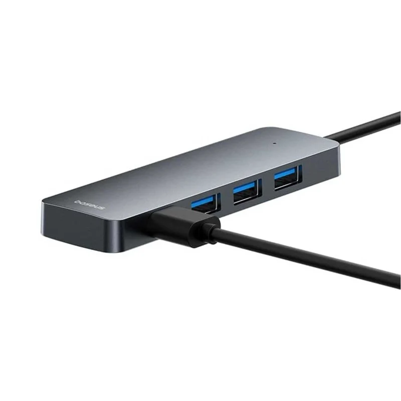 Baseus UltraJoy Series 4-Port Hub Lite USB-A to 4xUSB 3.0 (Space Grey) (B0005280B811-00)