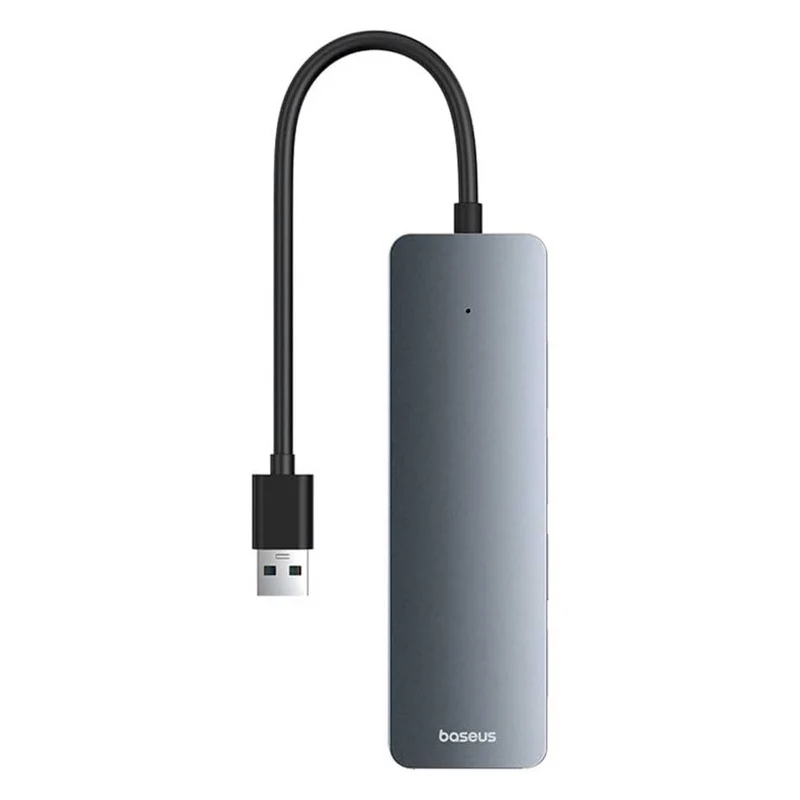 Baseus UltraJoy Series 4-Port Hub Lite USB-A to 4xUSB 3.0 (Space Grey) (B0005280B811-00)