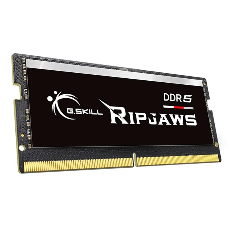 G.Skill Ripjaws DDR5 SO-DIMM 5600 MT/s CL46-45-45 1.10V Laptop Memory (16GB, 32GB)