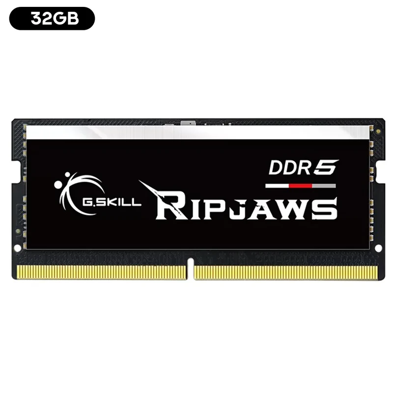G.Skill Ripjaws DDR5 SO-DIMM 5600 MT/s CL46-45-45 1.10V Laptop Memory (16GB, 32GB)