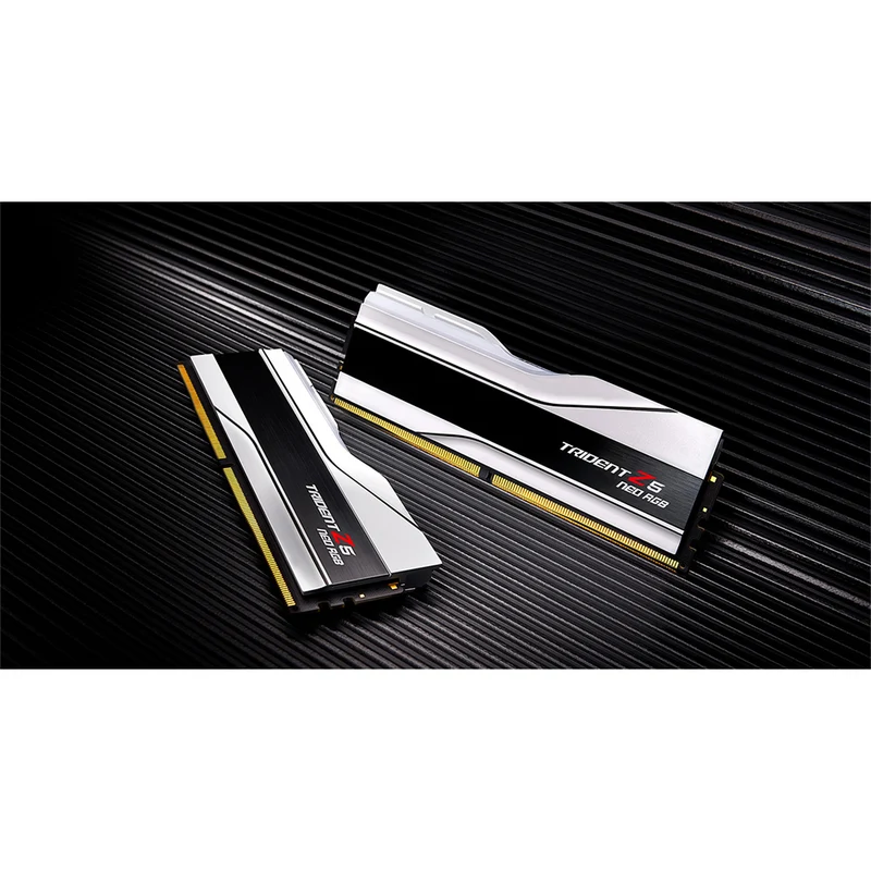 G.Skill Trident Z5 Neo RGB 48GB (2x24GB)DDR5 6400 MT/s CL32-39-39-102 1.35V AMD EXPO Desktop Memory (Matte White) (F5-6400J3239F24GX2-TZ5NRW)