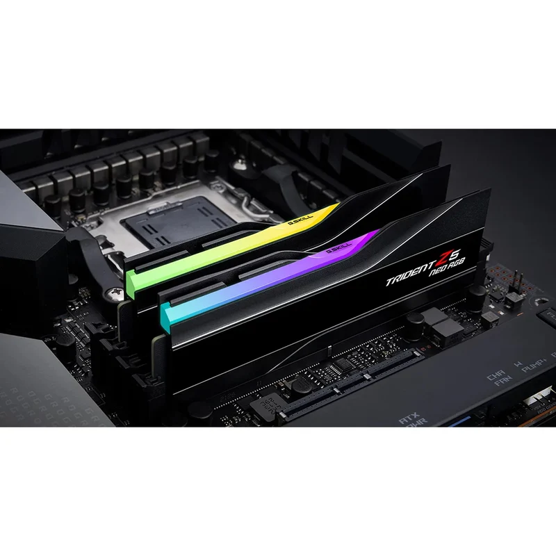 G.Skill Trident Z5 Neo RGB 32GB (2x16GB) DDR5 6000 MT/s CL30-38-38-96 1.35V AMD EXPO Desktop Memory (Matte Black) (F5-6000J3038F16GX2-TZ5NR)