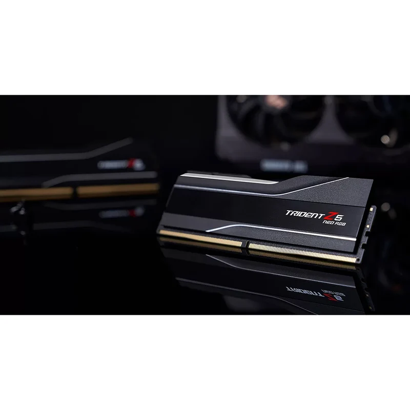 G.Skill Trident Z5 Neo RGB 32GB (2x16GB) DDR5 6000 MT/s CL30-38-38-96 1.35V AMD EXPO Desktop Memory (Matte Black) (F5-6000J3038F16GX2-TZ5NR)