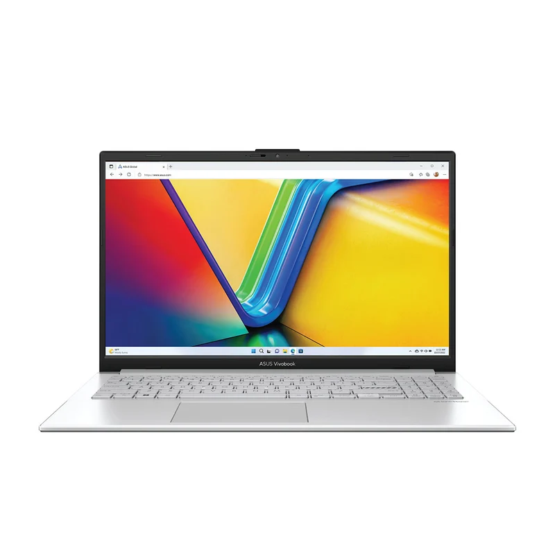 Asus Vivobook Go 15 E1504FA-NJ1911W Laptop (Cool Silver) | 15.6" FHD (1920x1080) | Ryzen 3-7320U | 8GB RAM | 512GB SSD | AMD Radeon Graphics | Windows 11 Home | Asus AP4600 Backapack