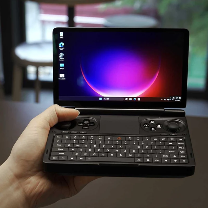 GPD Win Mini 2025 AMD Ryzen AI 9 HX 370 7" (1920x1080) 120Hz High-Refresh Gaming Display 32GB RAM LPDDR5X-7500MT/S 2TB SSD AMD Radeon 890M Graphics (RDNA3.5) Windows 11 Handheld Gaming PC (Black) + GPD Win Mini HX 370 Protection Case