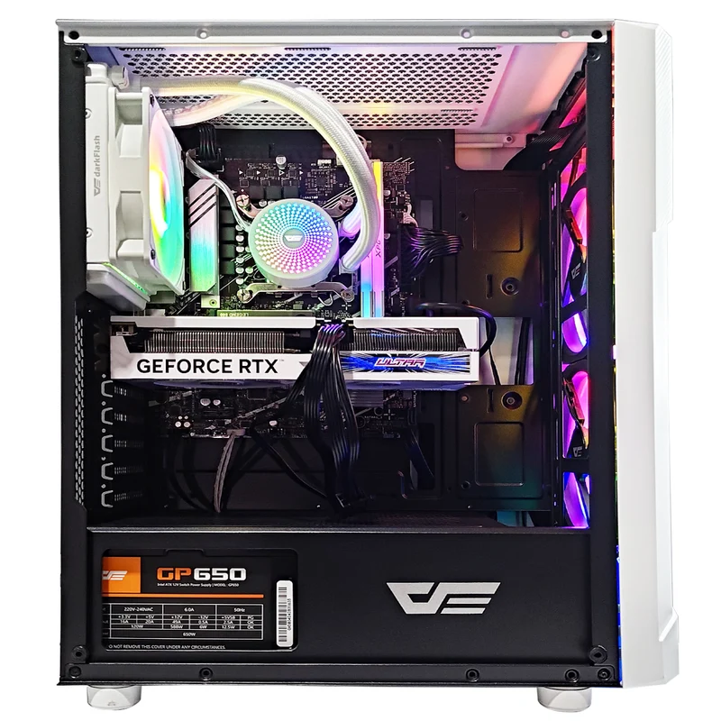 Sigma Pollux White Desktop Gaming PC | Intel i5 14400F | 16GB RAM | 1TB SSD | RTX 4060 Ti | Windows 11 Pro