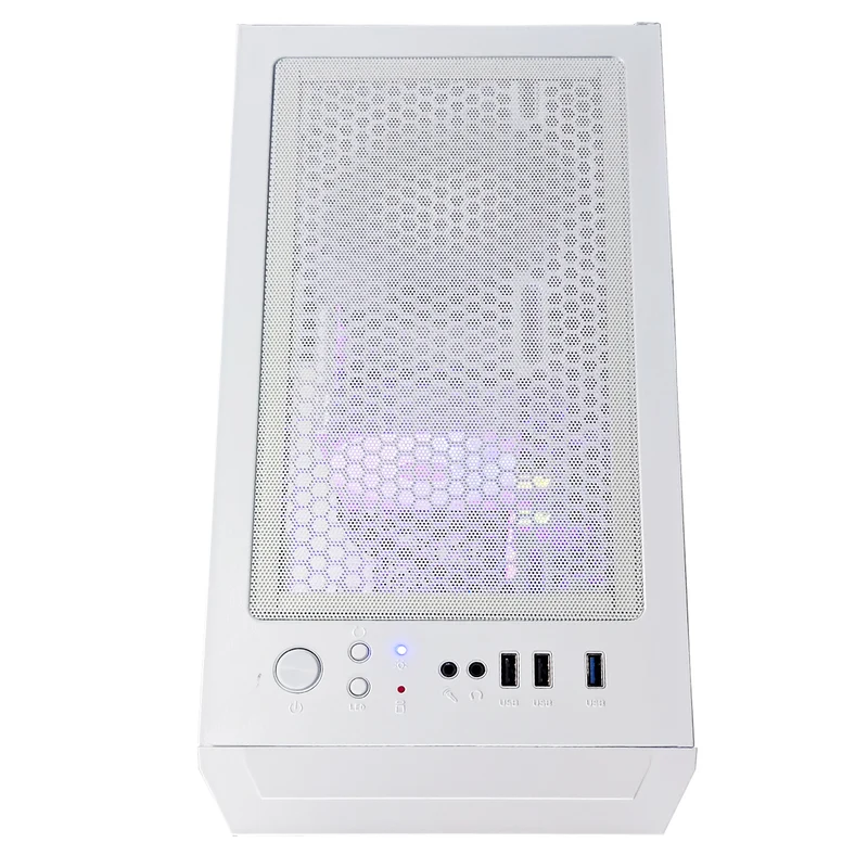 Alpha Aurora White Desktop Gaming PC | AMD Ryzen 5 5500 | 16GB RAM | 500GB SSD | RTX 4060 | Windows 11 Pro