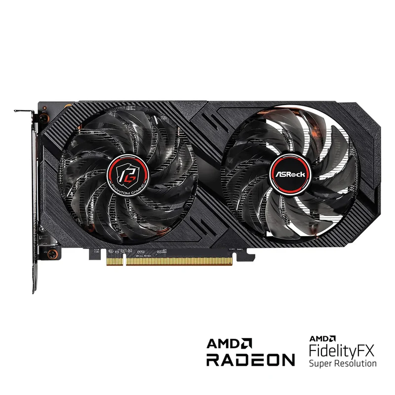 ASRock AMD Radeon RX 6500 XT Phantom Gaming 4GB GDDR6 Graphics Card