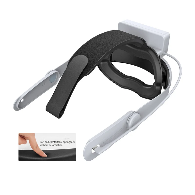 Dobe Adjustable Head Strap & Rechargeable Battery 18500mWh for Meta Quest 3 / Meta Quest 3S TY-3878
