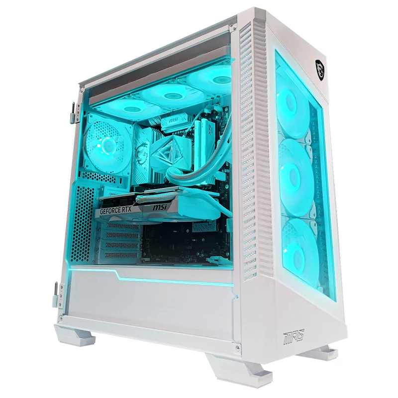 Optima Velox White Desktop Gaming PC | AMD Ryzen 7 9700X | 32GB RAM | 1TB SSD | RTX 5070 OC | Windows 11 Pro