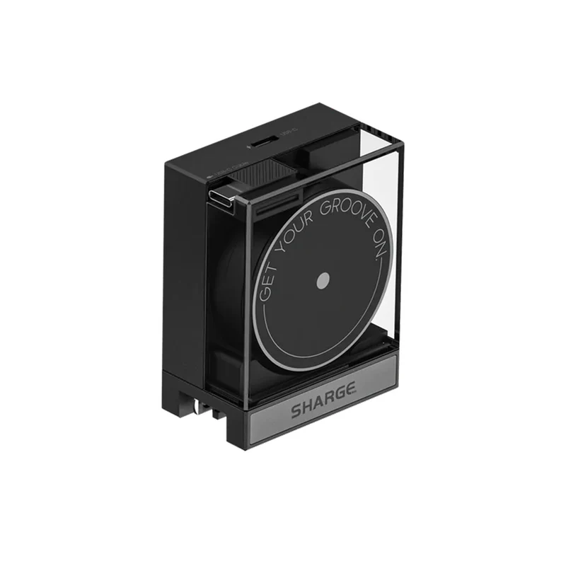 Sharge Retractable 65 USB-C Charger (White, Black) (S4U)