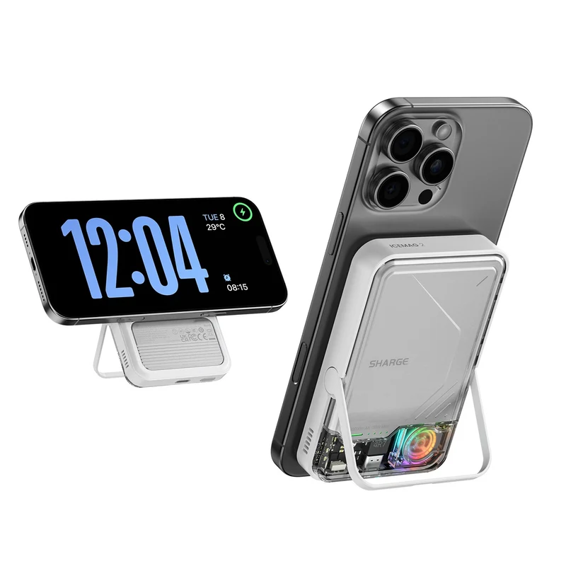 Sharge ICEMAG 2 Power Bank Wireless Charging 10000mAh 30W with Active Cooling (M2)