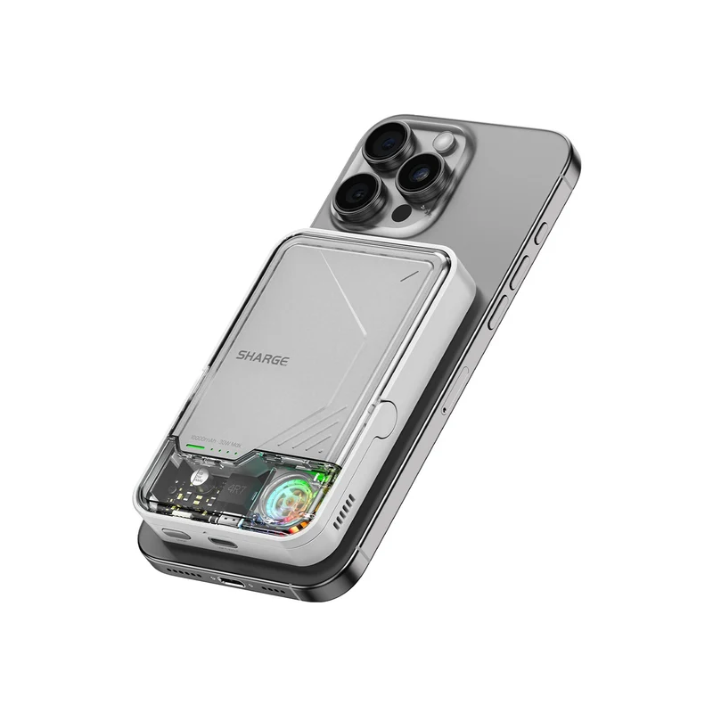 Sharge ICEMAG 2 Power Bank Wireless Charging 10000mAh 30W with Active Cooling (M2)