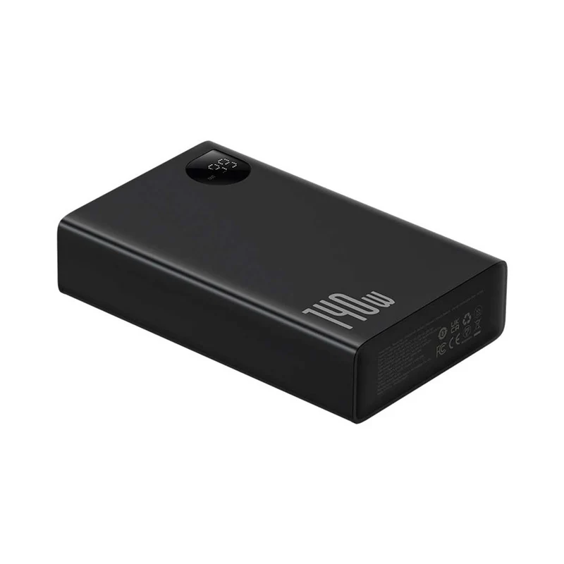 Baseus Adaman Series Digital Display Fast Charge Power Bank 24000mAh 140W (Cluster Black) (P10021508113-00)