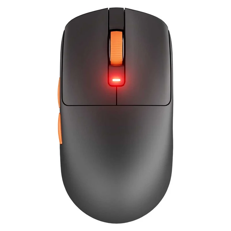Royal Kludge M30 1K Hz Gaming Mouse (Black Orange, White Blue, RK Orange)