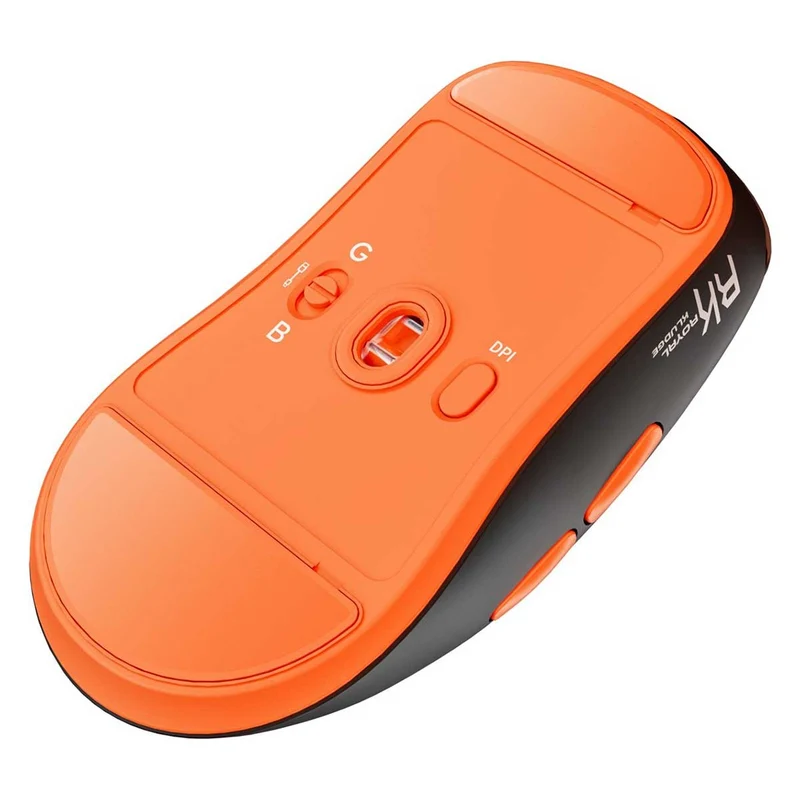 Royal Kludge M30 1K Hz Gaming Mouse (Black Orange, White Blue, RK Orange)