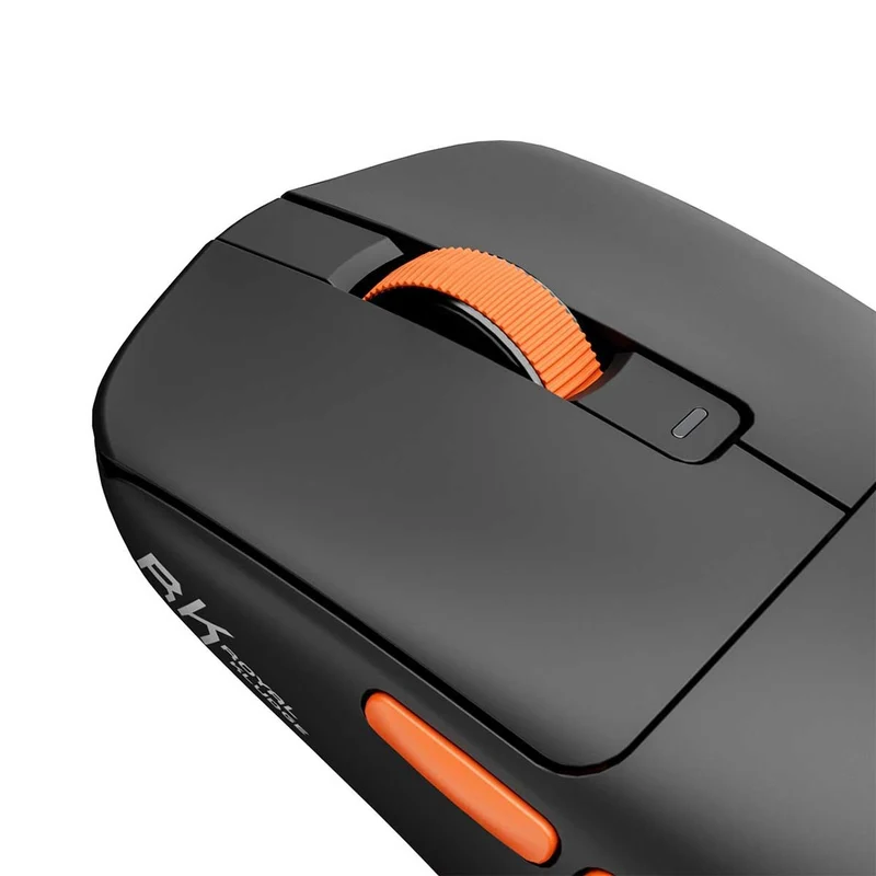 Royal Kludge M30 1K Hz Gaming Mouse (Black Orange, White Blue, RK Orange)