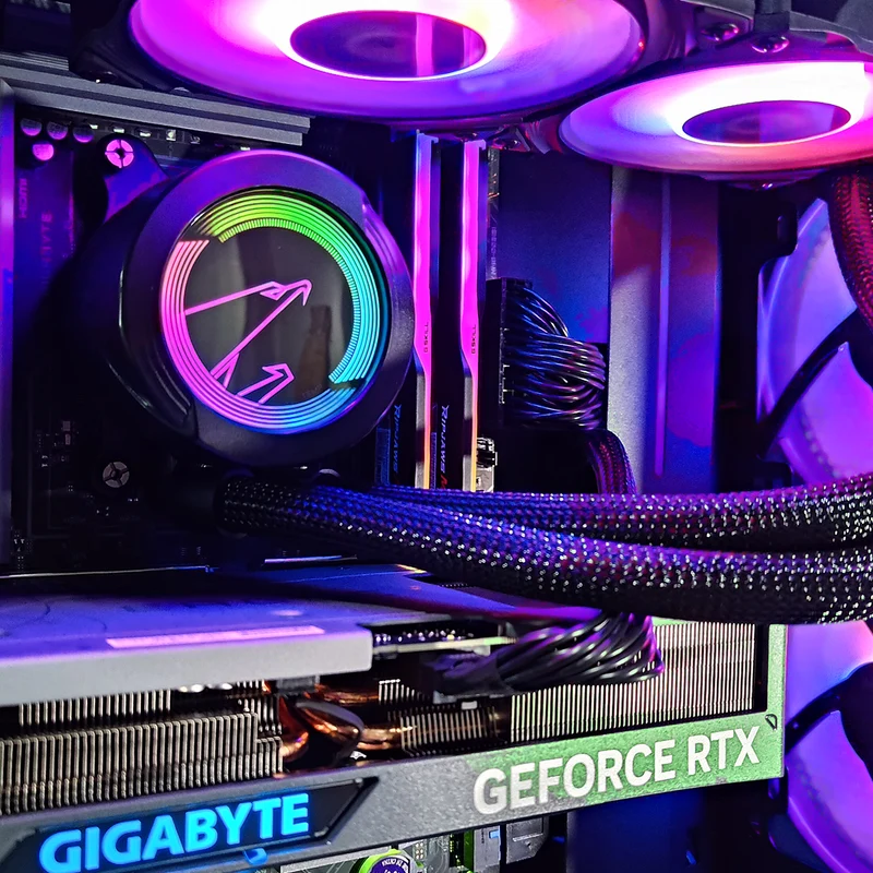 Optima H5 Flow Black Desktop Gaming PC | AMD Ryzen 7 9700X | 32GB RAM | 1TB SSD | RTX 4070 Ti | Windows 11 Pro