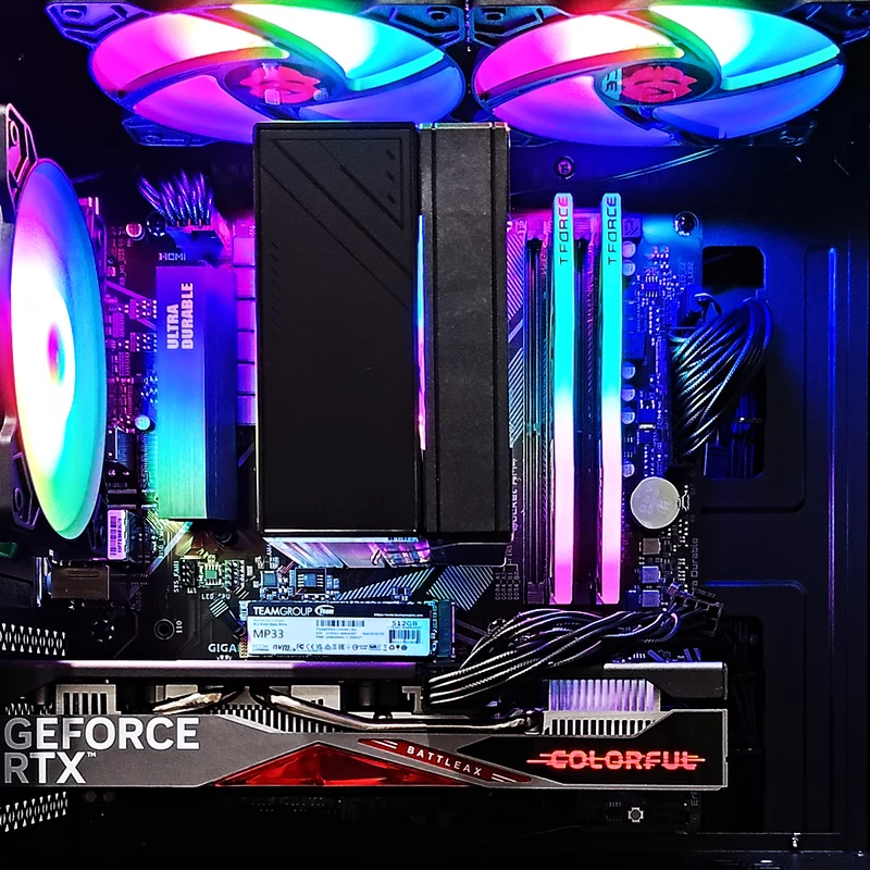 Alpha Reyna Black Desktop Gaming PC | AMD Ryzen 5 5500 | 16GB RAM | 512GB SSD | RTX 4060 | Windows 11 Pro