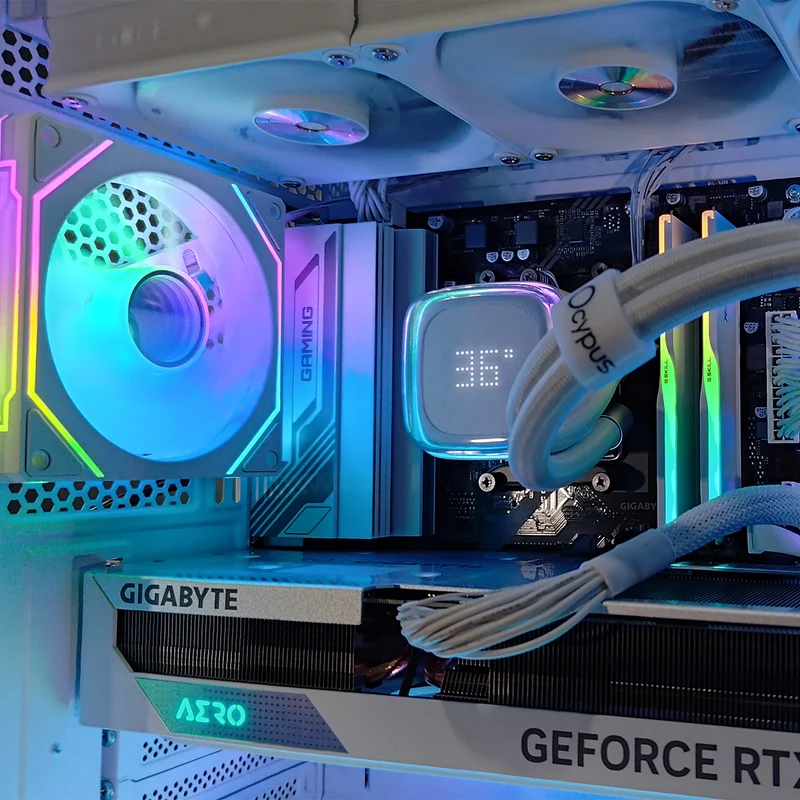 Sophos Iota C70 White Desktop Gaming PC | AMD Ryzen 7 7700X | 32GB RAM | 1TB SSD | RTX 4070 | Windows 11 Pro