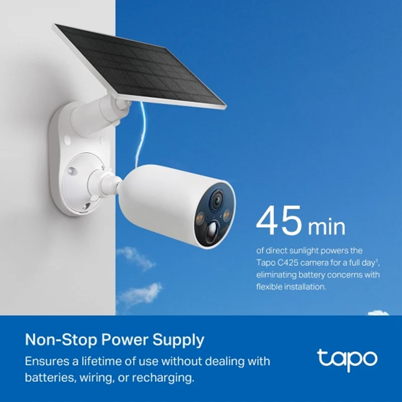 TP-Link Tapo C425 Kit Solar-Powered Security Camera Kit