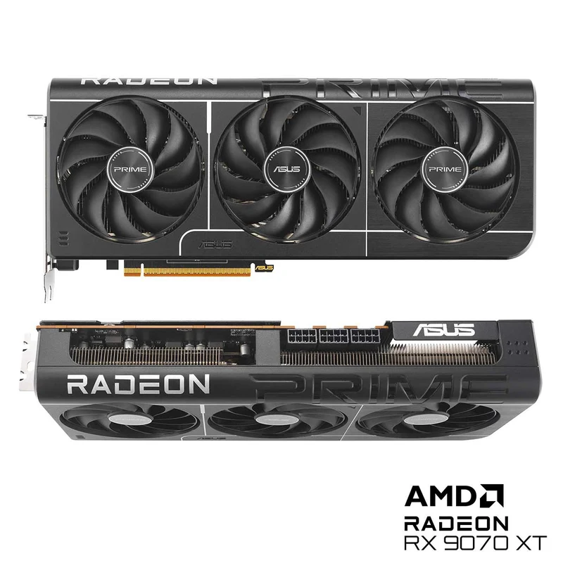 ASUS Prime Radeon RX 9070 XT OC Edition 16GB GDDR6 Graphics Card