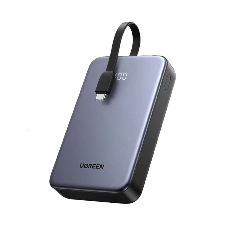 Ugreen Nexode 20000mAh 20W Power Bank with Built-in USB-C Cable (PB505/45762)