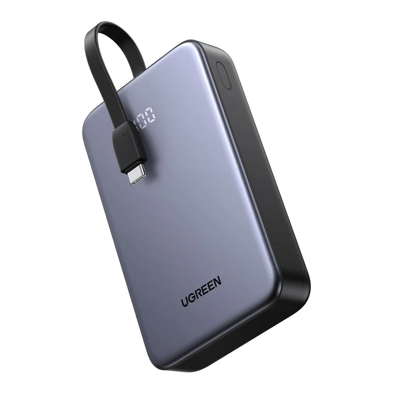 Ugreen Nexode 20000mAh 20W Power Bank with Built-in USB-C Cable (PB505/45762)