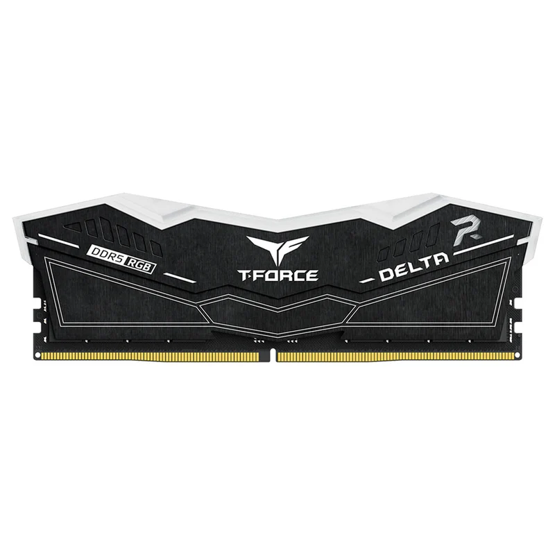 TeamGroup T-Force Delta RGB DDR5 48GB (2x24GB) 6400MHz CL32-39-39-84 1.35V Gaming Desktop Memory (Black) (FF3D548G6400HC32ADC01)