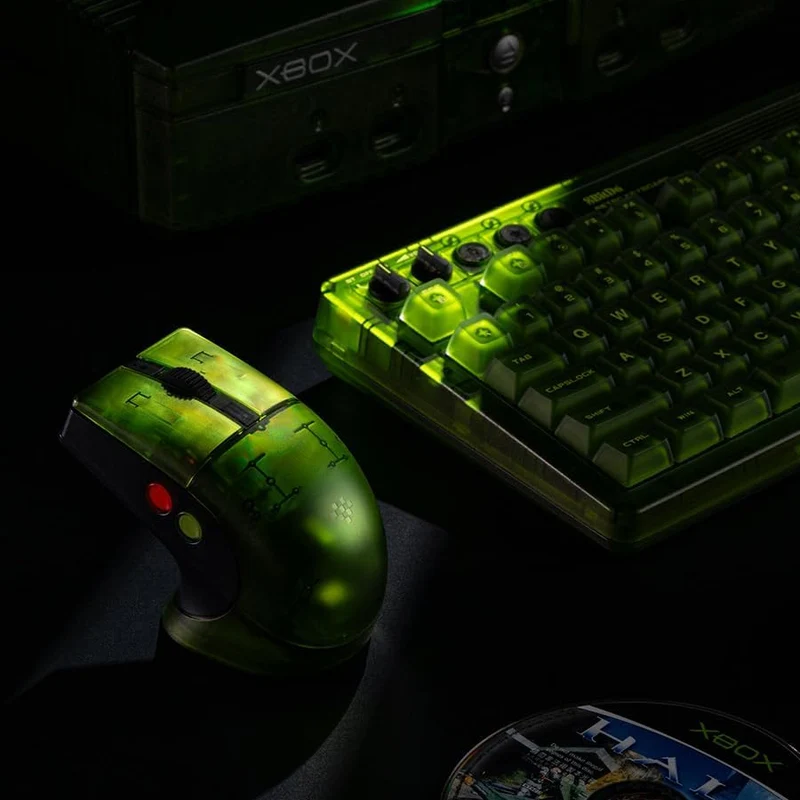 8Bitdo Retro R8 Tri-Mode Mouse with Charging Dock Xbox Edition (85CB)
