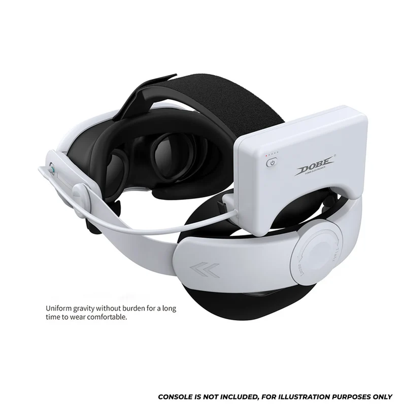 Dobe Adjustable Head Strap & Rechargeable Battery 37000mWh for Meta Quest 3 / Meta Quest 3S TY-3882