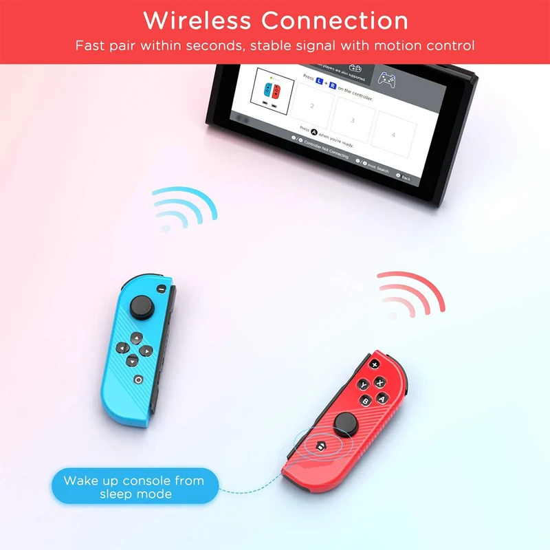 Dobe Joy-Pad (L) / (R) for Nintendo Switch / Nintendo Switch OLED (Blue/Red) TNS-19053