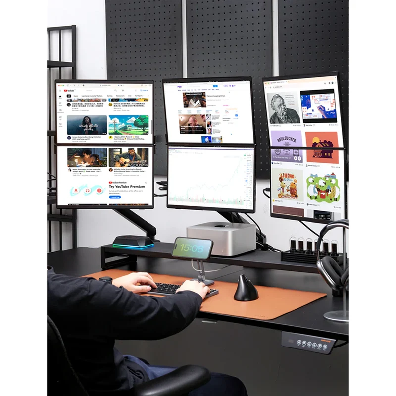 JSAUX FlipGo Pro 16" 2560x1600 Dual Stacked Portable Monitor (Black) (PM0205)