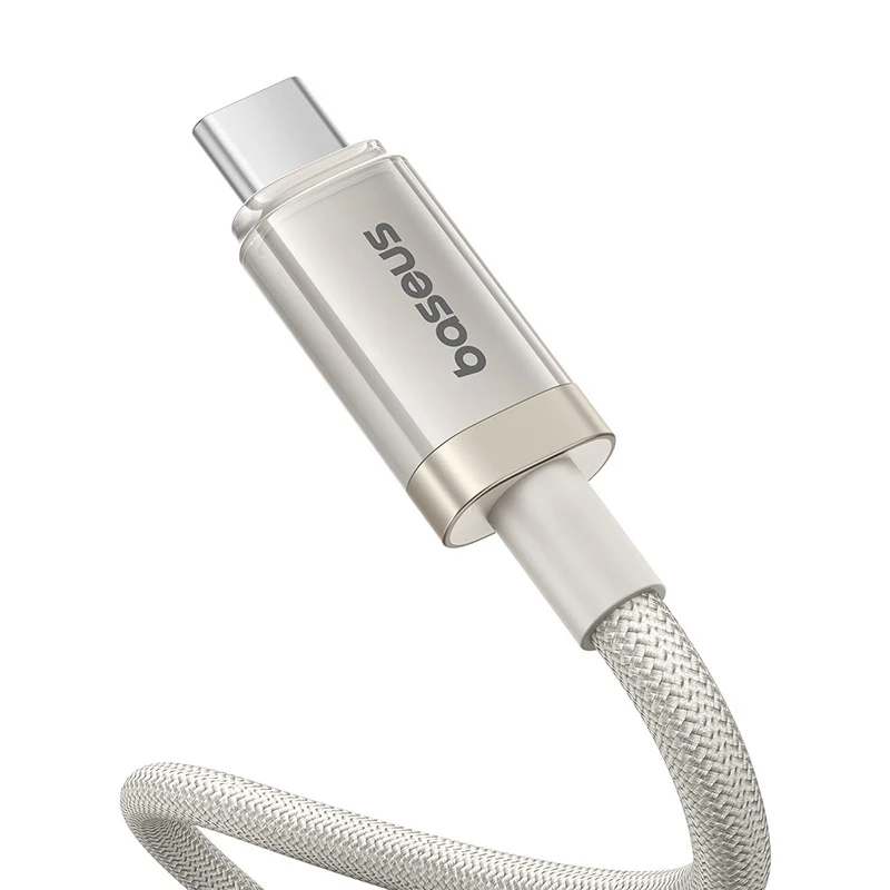 Baseus Titanium Alloy Fast Charging Cable USB-C to USB-C 100W 2m (Galaxy Titanium Gold) (P10378100G21-01)