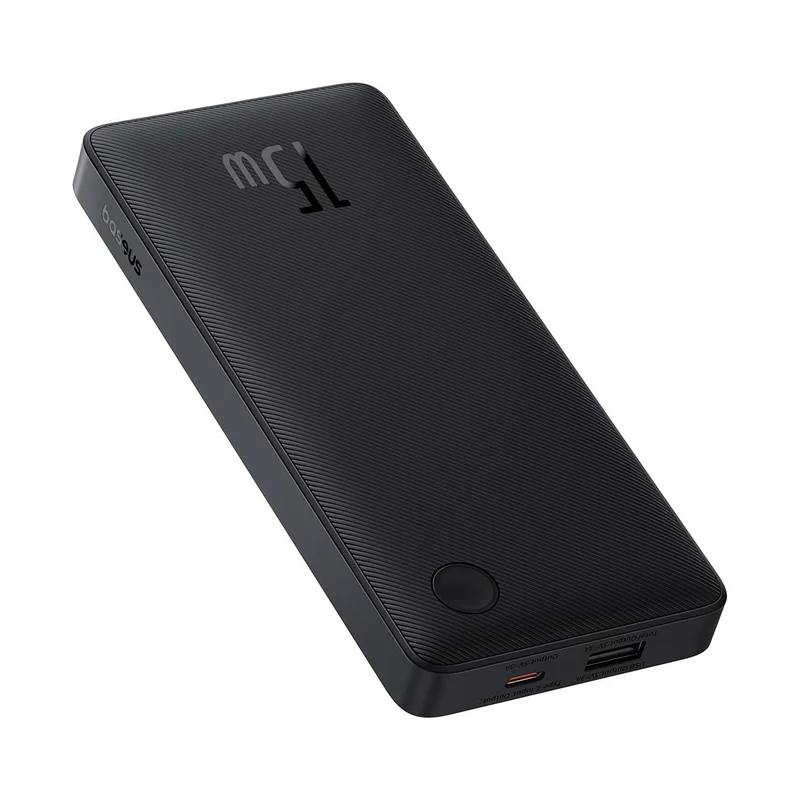Baseus Airflow Lite Power Bank 10000mAh 15W (Comic Black) (P10067500123-00)