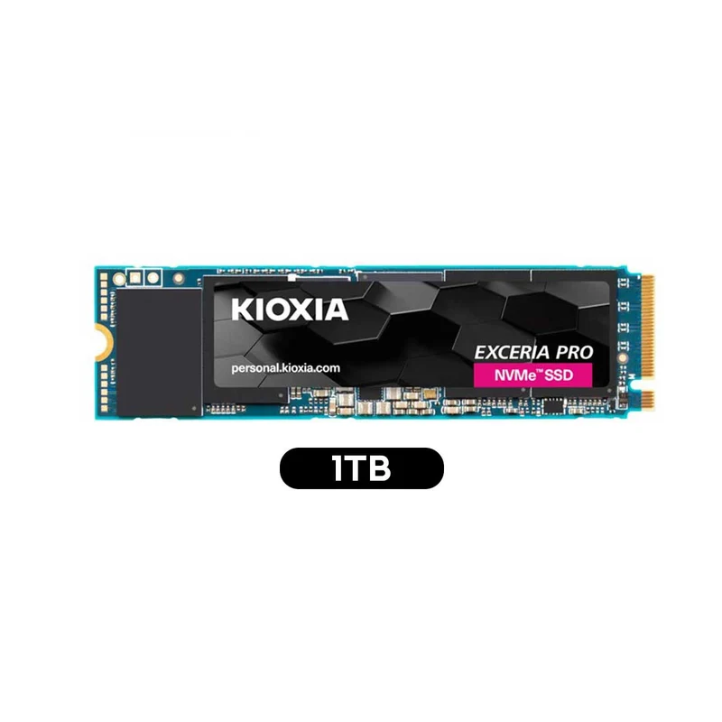 Kioxia Exceria PRO PCIe Gen4 x4 M.2 2280 NVME SSD (1TB, 2TB) (LSE10Z001TG8, LSE10Z002TG8)