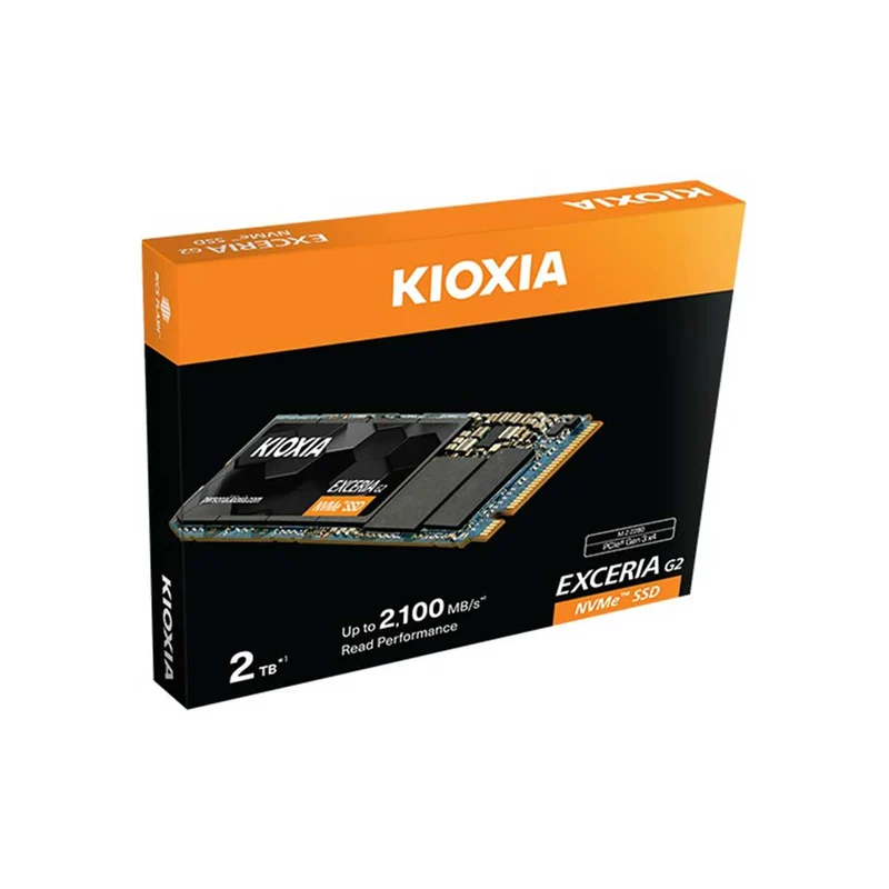 Kioxia Exceria G2 PCIe Gen3 x4 M.2 2280 NVME SSD (500GB, 1TB) (LRC20Z500GG8, LRC20Z001TG8)