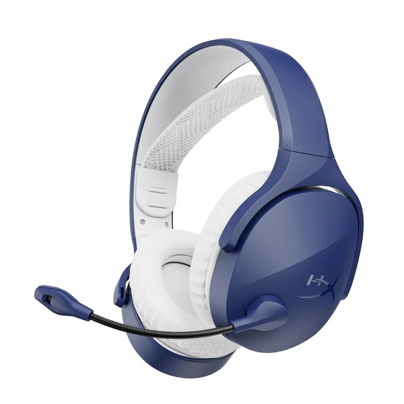 HyperX Cloud Jet Dual Wireless Gaming Headphone for PC/ Mac/ PS5/ PS4/ Mobile (Black, White/Blue)
