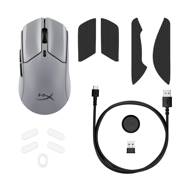 HyperX Pulsefire Haste 2 Pro 4K Wireless Gaming Mouse for PC/PS5/Xbox Series X/S (Slate Grey) (A1KY5AA)